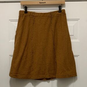 3/$15 Vintage Jessica Tierney Wool Blend Tan Skirt Size Large